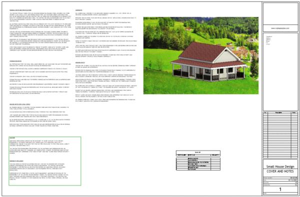 Cozy & Efficient 27' x 18' Small House Design – Engineer Approved Blueprint - Image 3
