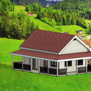 Cozy & Efficient 27' x 18' Small House Design – Engineer Approved Blueprint